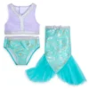 Ariel Adaptive Swim Set For Girls, The Little Mermaid -Toy Kids Shop 2314050950154M
