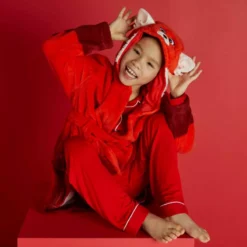 Mei Lee Red Panda Dressing Gown For Kids, Turning Red -Toy Kids Shop 2327049220061M 2