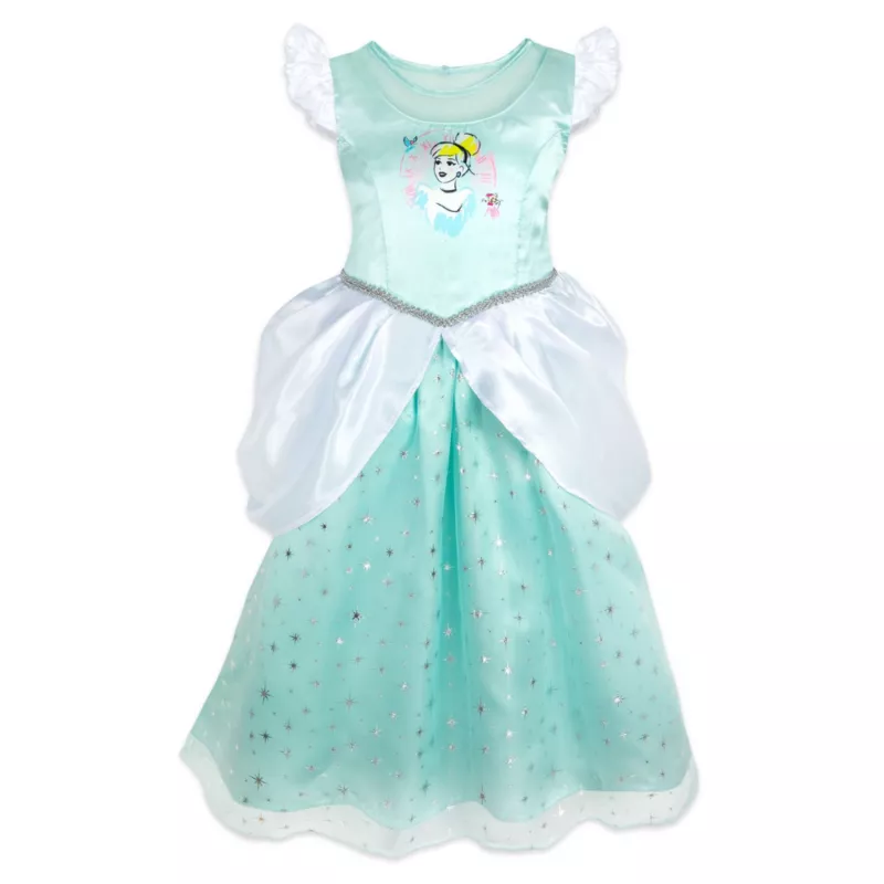 Cinderella Deluxe Nightgown For Girls 4 Cinderella Deluxe Nightgown For Girls - Image 2