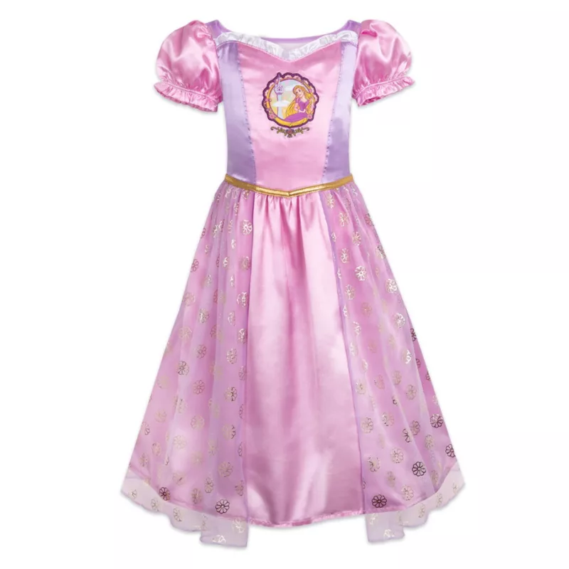 Rapunzel Deluxe Nightgown For Girls, Tangled 3 Rapunzel Deluxe Nightgown For Girls, Tangled