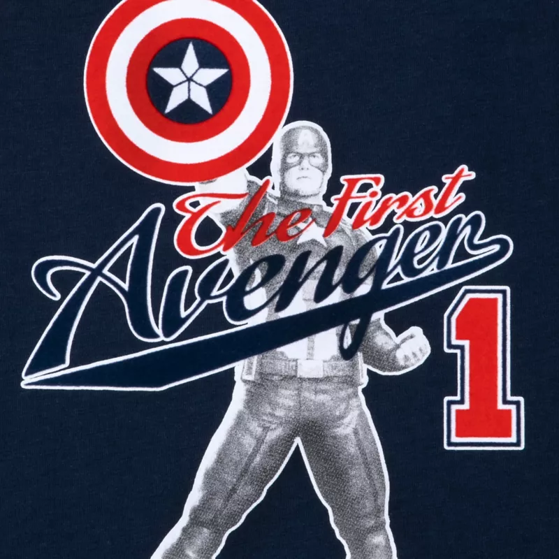 Captain America Athletic T-Shirt For Kids 4 Captain America Athletic T-Shirt For Kids - Image 2