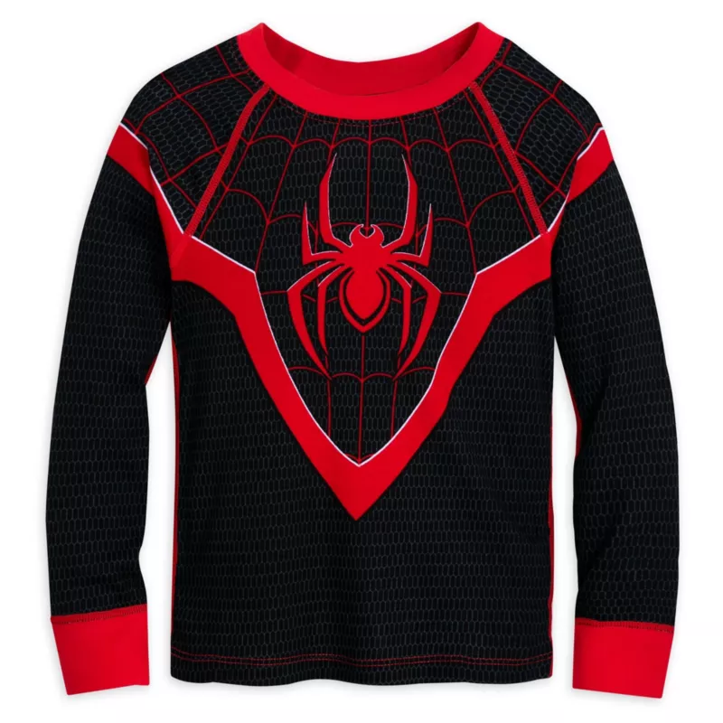 Spider-Man Miles Morales Costume PJ PALS For Kids 4 Spider-Man Miles Morales Costume PJ PALS For Kids - Image 2