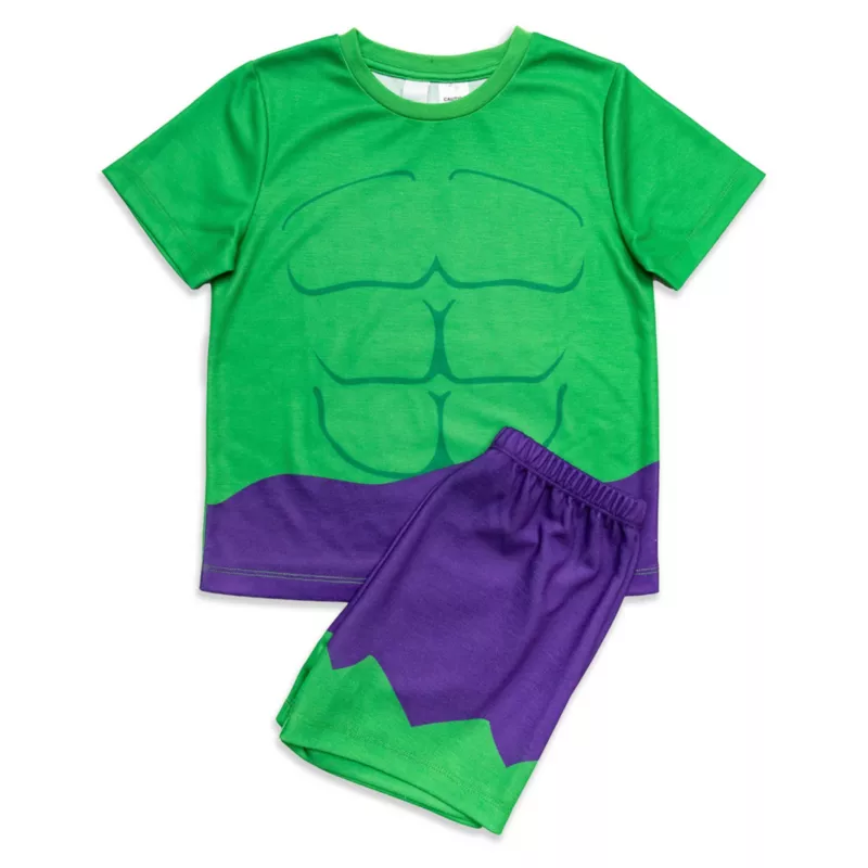 Hulk Short Sleeve Pyjamas Set For Kids 3 Hulk Short Sleeve Pyjamas Set For Kids - Image 2