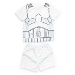 Stormtrooper Short Sleeve Pyjamas Set For Kids, Star Wars