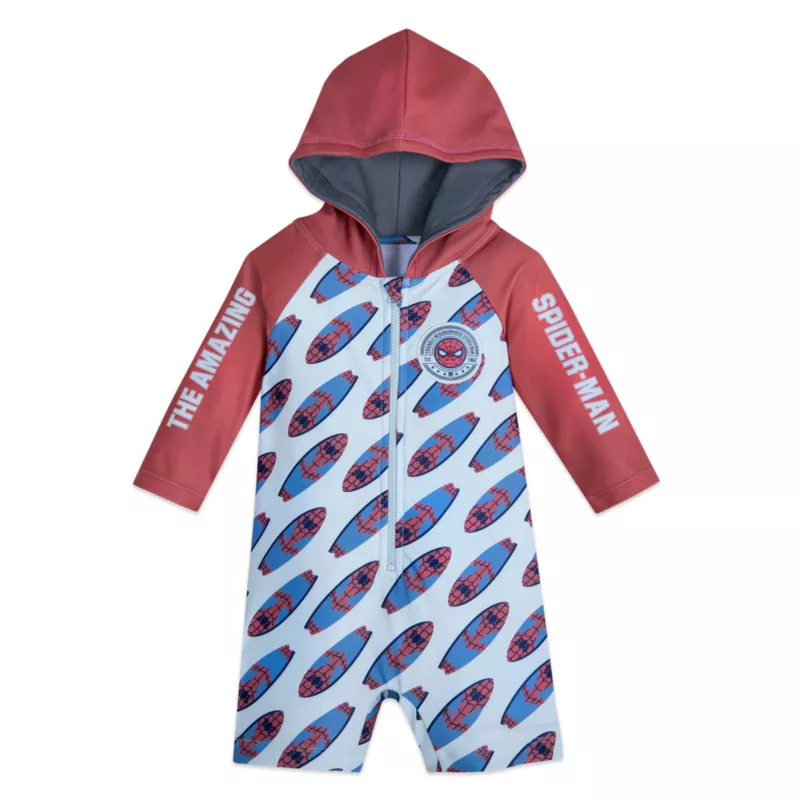 Spider-Man Hooded Bodysuit For Baby 3 Spider-Man Hooded Bodysuit For Baby