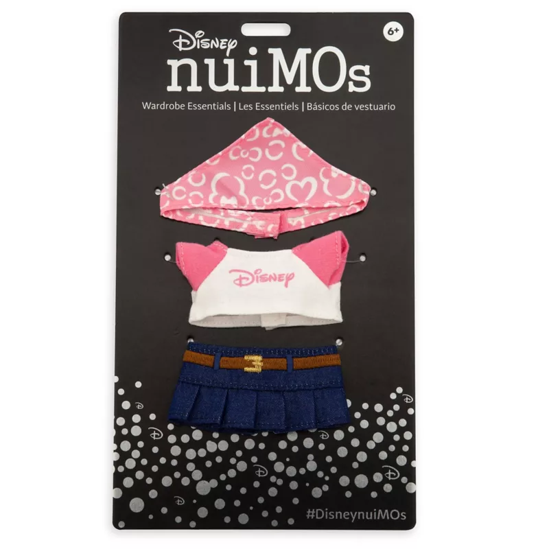 Disney NuiMOs Outfit, Denim Skirt With Disney Logo T-Shirt And Pink Bandana 5 Disney NuiMOs Outfit, Denim Skirt With Disney Logo T-Shirt And Pink Bandana - Image 3