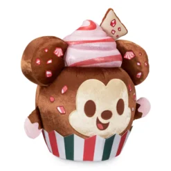 Mickey Mouse Peppermint Bark Cupcake Disney Munchlings Scented Medium Plush - Baked Treats -Toy Kids Shop 412503304132 2