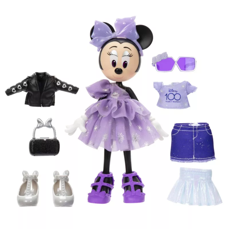 Minnie Mouse Disney100 Doll And Accessories Set 3 Minnie Mouse Disney100 Doll And Accessories Set
