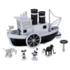 Mickey And Minnie Mouse Steamboat Willie Musical Boat - Disney100 -Toy Kids Shop 461023943369