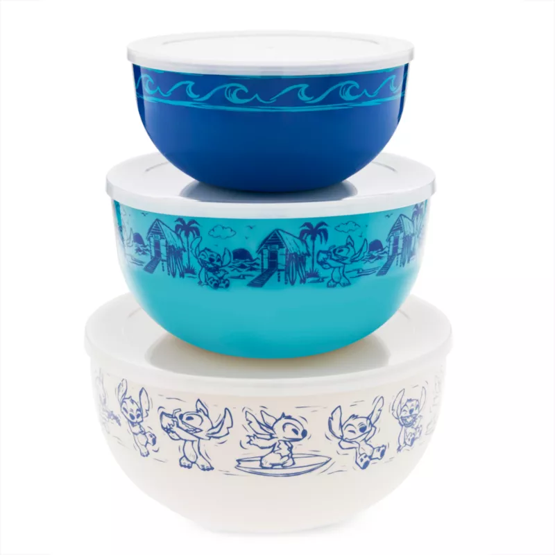 Stitch Nested Mixing Bowls, Set Of 3 3 Stitch Nested Mixing Bowls, Set Of 3