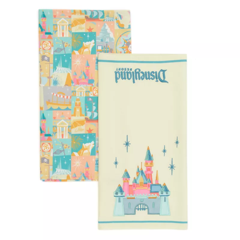Disneyland Resort Skyline Tea Towels, Set Of 2 3 Disneyland Resort Skyline Tea Towels, Set Of 2