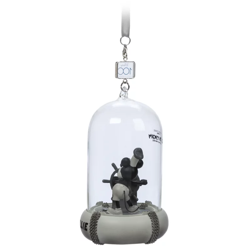 Mickey Mouse Light-Up And Sound Living Magic Disney100 Eras Sketchbook Ornament, Steamboat Willie 7 Mickey Mouse Light-Up And Sound Living Magic Disney100 Eras Sketchbook Ornament, Steamboat Willie - Image 5