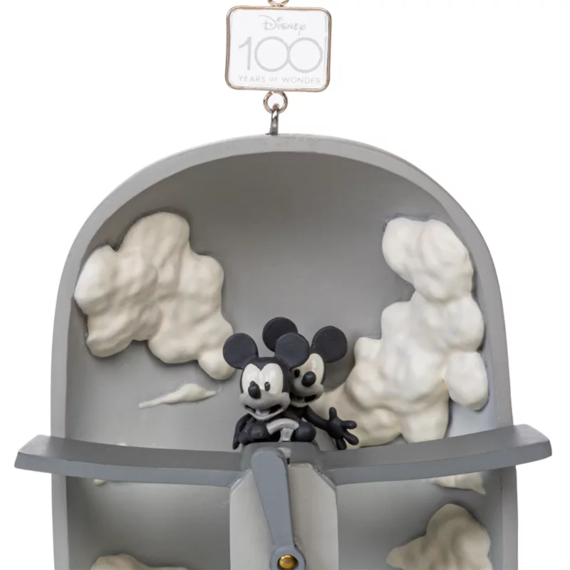 Mickey And Minnie Disney100 Eras Sketchbook Hanging Ornament, Plane Crazy 6 Mickey And Minnie Disney100 Eras Sketchbook Hanging Ornament, Plane Crazy - Image 4