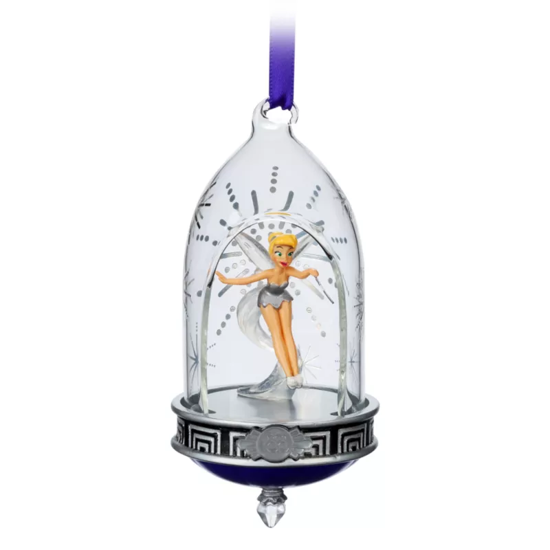 Tinker Bell Disney100 Celebration Glass Dome Sketchbook Hanging Ornament 3 Tinker Bell Disney100 Celebration Glass Dome Sketchbook Hanging Ornament