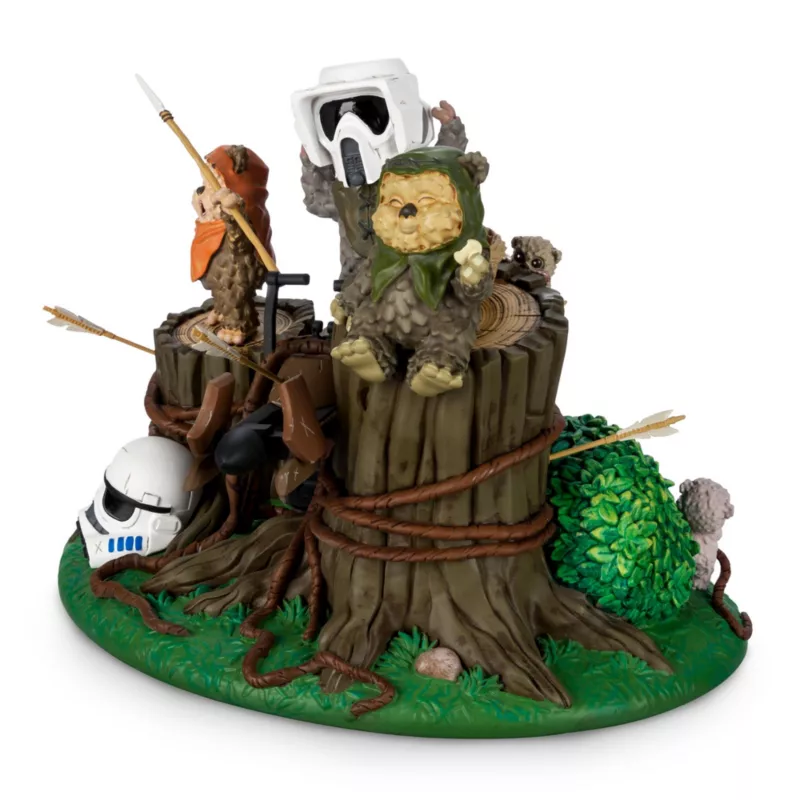 Ewoks Collectible Figurine, Star Wars: Return Of The Jedi 40th Anniversary 4 Ewoks Collectible Figurine, Star Wars: Return Of The Jedi 40th Anniversary - Image 2