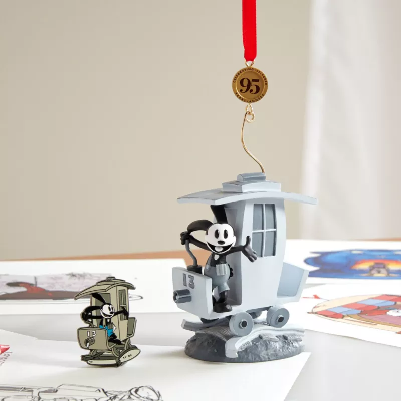 Oswald Legacy Sketchbook Ornament, 95th Anniversary, Limited Release 4 Oswald Legacy Sketchbook Ornament, 95th Anniversary, Limited Release - Image 2
