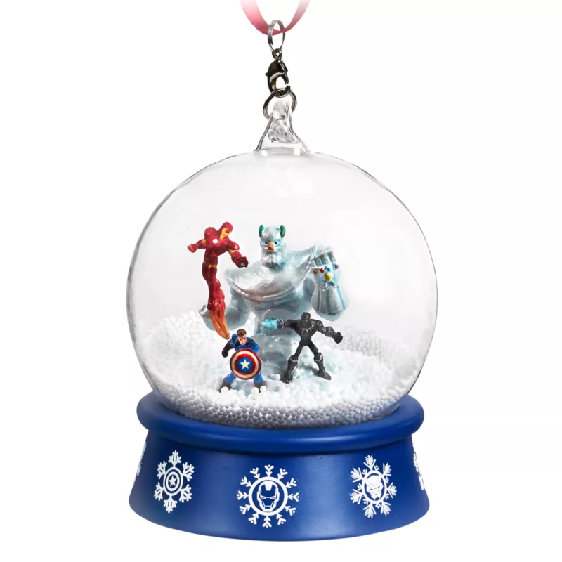Marvel's Avengers Mini Snow Globe Sketchbook Ornament 3 Marvel's Avengers Mini Snow Globe Sketchbook Ornament