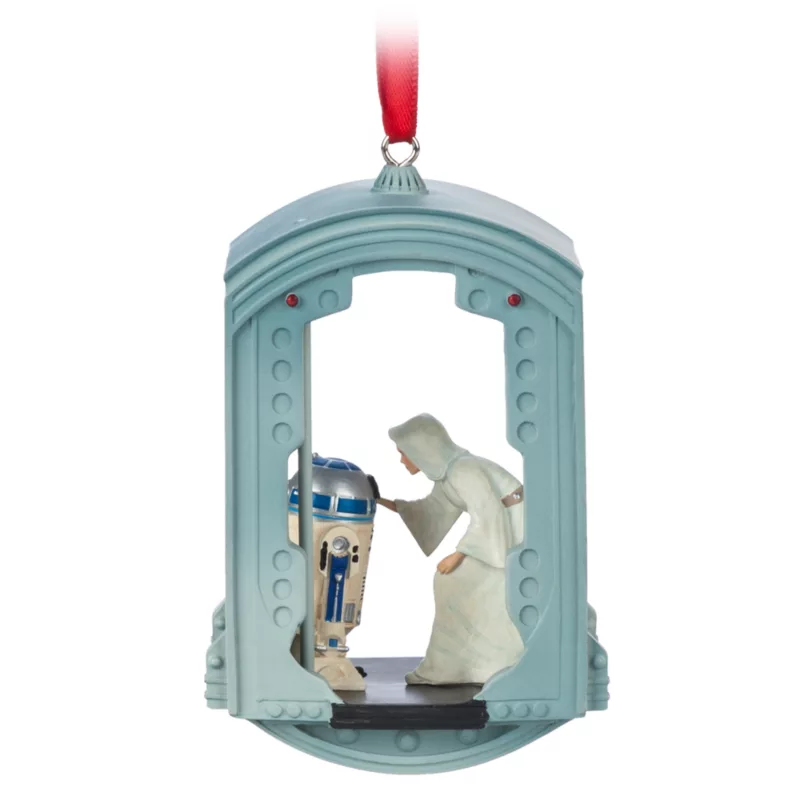 Princess Leia And R2-D2 Hanging Ornament, Star Wars 4 Princess Leia And R2-D2 Hanging Ornament, Star Wars - Image 2