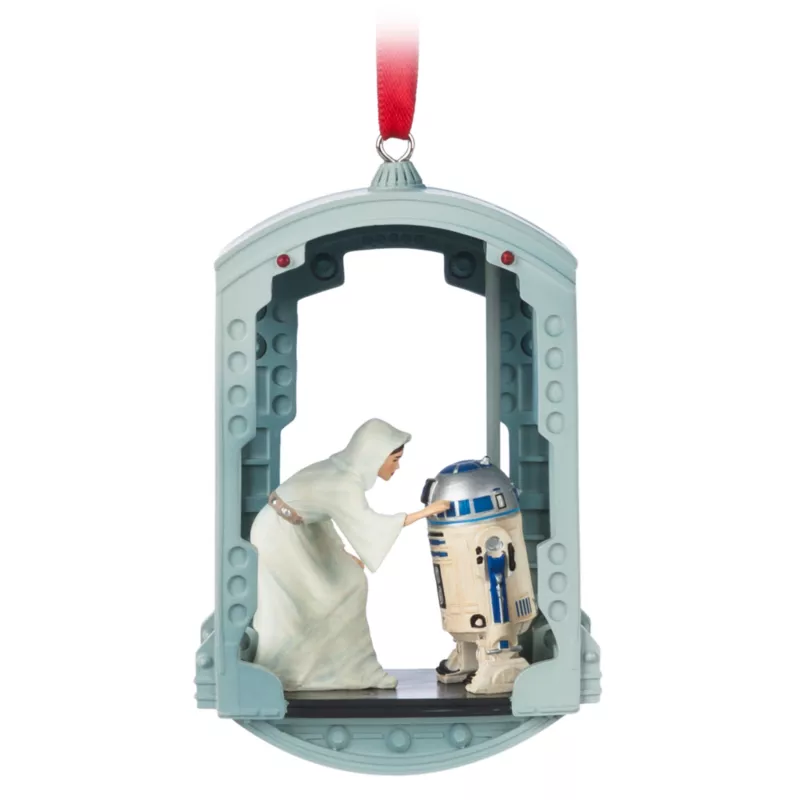 Princess Leia And R2-D2 Hanging Ornament, Star Wars 3 Princess Leia And R2-D2 Hanging Ornament, Star Wars
