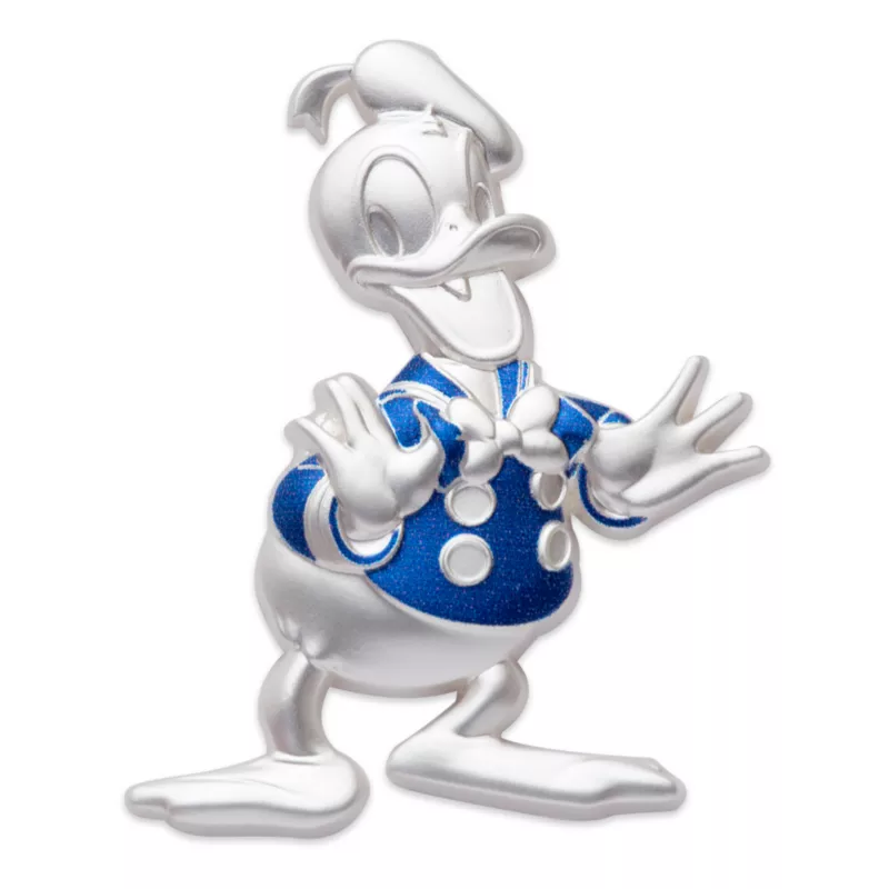 Donald Duck Platinum Celebration Pin - Disney100 2 Donald Duck Platinum Celebration Pin - Disney100