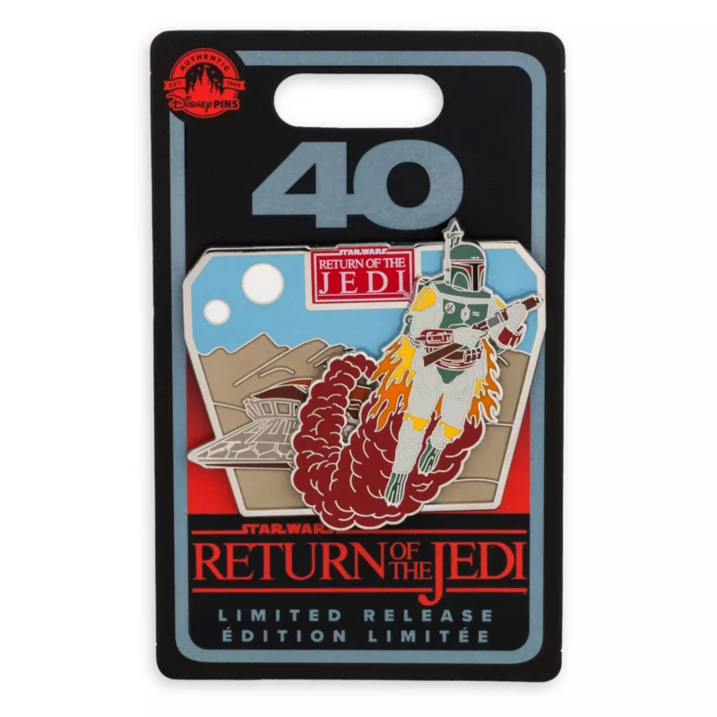 Boba Fett 40th Anniversary Limited Release Pin, Star Wars: Return Of The Jedi 3 Boba Fett 40th Anniversary Limited Release Pin, Star Wars: Return Of The Jedi - Image 2