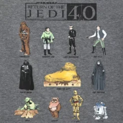 Star Wars: Return Of The Jedi 40th Anniversary Ringer T-shirt For Kids -Toy Kids Shop 5007048780208M 1