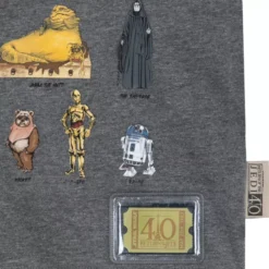 Star Wars: Return Of The Jedi 40th Anniversary Ringer T-shirt For Kids -Toy Kids Shop 5007048780208M 2