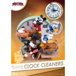 Mickey And Friends Clock Cleaners Figurine, Beast Kingdom -Toy Kids Shop 710586068221 2