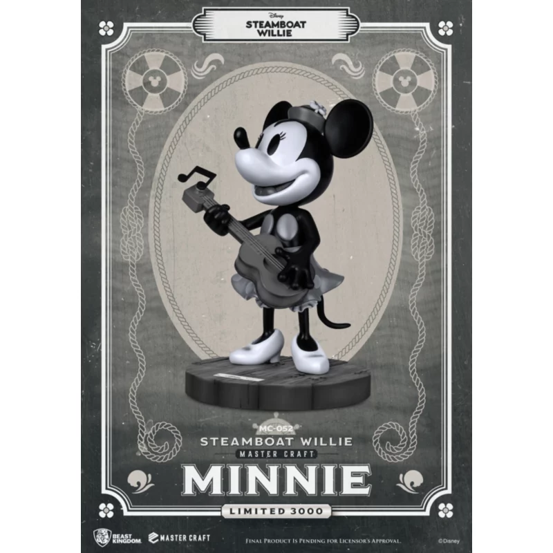 Steamboat Willie Master Craft Minnie Figurine, Beast Kingdom 5 Steamboat Willie Master Craft Minnie Figurine, Beast Kingdom - Image 3