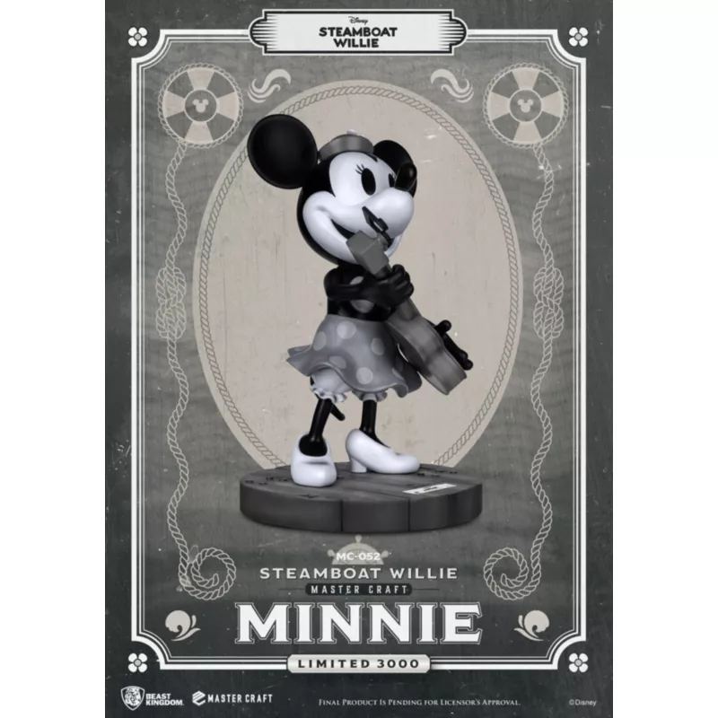 Steamboat Willie Master Craft Minnie Figurine, Beast Kingdom 6 Steamboat Willie Master Craft Minnie Figurine, Beast Kingdom - Image 4