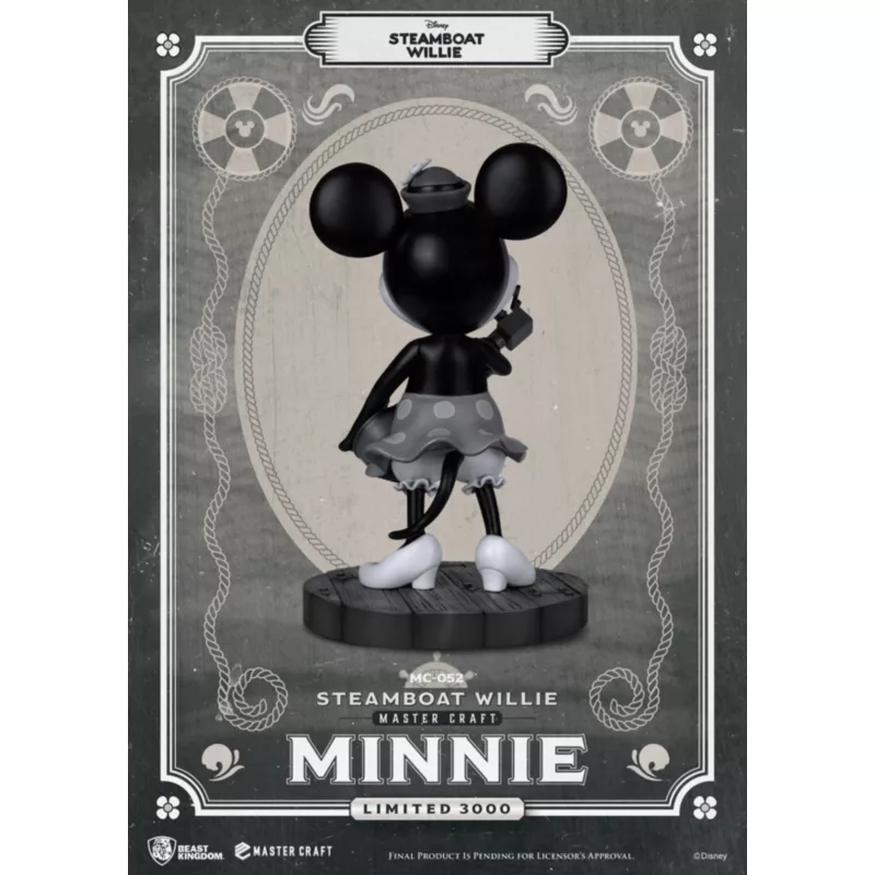 Steamboat Willie Master Craft Minnie Figurine, Beast Kingdom 7 Steamboat Willie Master Craft Minnie Figurine, Beast Kingdom - Image 5